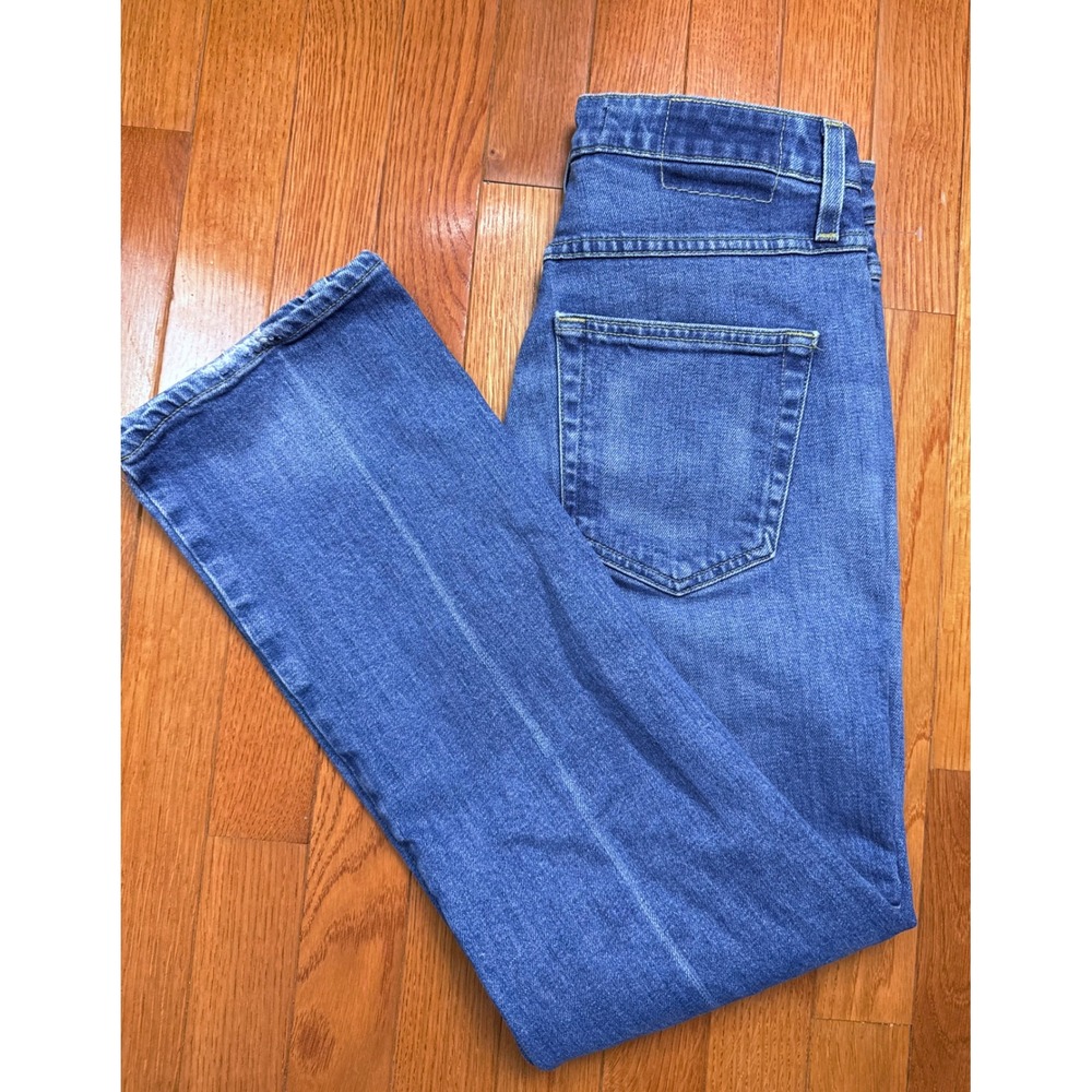 AMO Bella Peaceful High Rise Straight Leg Jeans Medium Wash Size 26 Made in USA